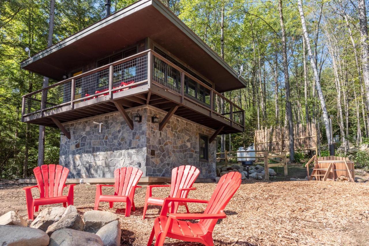 Trekker, Treehouses Cabins And Lodge Rooms Lake George Exterior foto